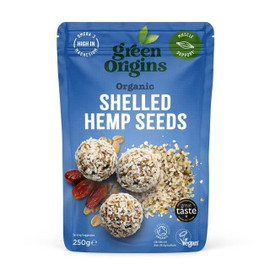 Green Origins Organic Shelled Hemp Seeds - 250g