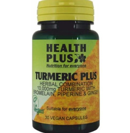 Health Plus Turmeric Plus High Curcumin - 30 Veg Caps