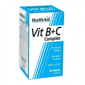 HealthAid Vitamin B + C Complex Prolonged Release - 30 Tablets