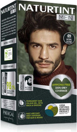 Naturtint Men Permanent Hair Colour Gel Natural Chestnut 4N - 170ml