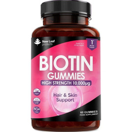 New Leaf Products Biotin Gummies - 60 Gummies