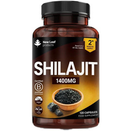 New Leaf Products Shilajit 1400mg 60% Fulvic Acid - 120 Capsules