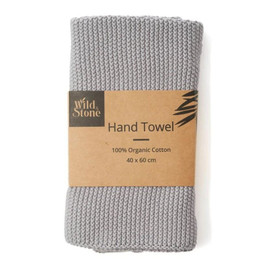 Wild and Stone Organic Cotton Hand Towel Dove Grey - 1 Unit