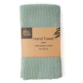 Wild and Stone Organic Cotton Hand Towel Moss Green - 1 Unit
