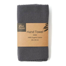 Wild and Stone Organic Cotton Hand Towel Slate Grey - 1 Unit