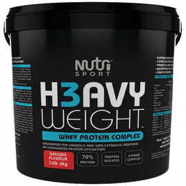 NutriSport H3avyweight Whey Protein Complex Banana - 6kg
