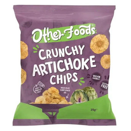 Other Foods Artichoke Crisps - Pack of 16 (25g each)