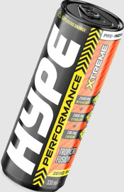 HYPE Pre Workout RTD Tropical - Pack of 24 (330ml)
