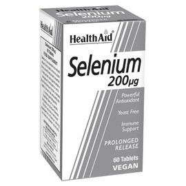 HealthAid Selenium 200ug Prolonged Release - 60 Tablets