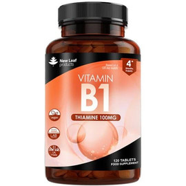 New Leaf Products Vitamin B1 100mg Thiamine Heart & Nervous System - 120 Tablets