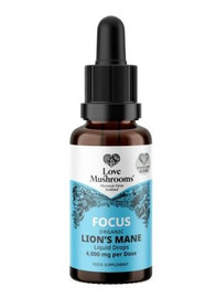 Love Mushrooms Lions Mane Liquid Drops 4000mg - 30ml