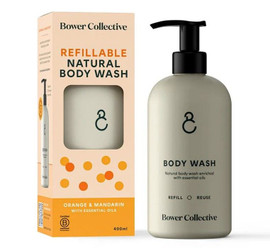 Bower Collective Starter Pack Body Wash Orange & Mandarin - 400ml
