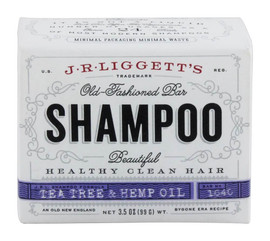 JR Liggetts Tea Tree & Hemp Oil Shampoo Bar - 99g