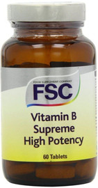 FSC Vitamin B Supreme Hi-Potency - 60 Tablets