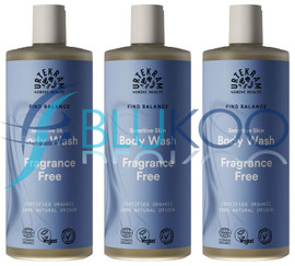 Urtekram Fragrance Free Body Wash for Sensitive Skin - 500ml(Pack of 3)