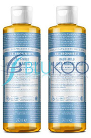 Dr Bronner Organic Baby Mild All-One Magic Soap - 240ml(Pack of 2)