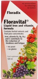 Floravital Liquid Iron, Vitamin & Herbal Formula - 500ml Floravital Liquid Iron, Vitamin & Herbal Formula - 500ml