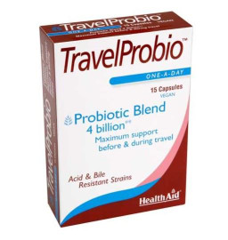 HealthAid Travel Probio - 15 Vegicaps