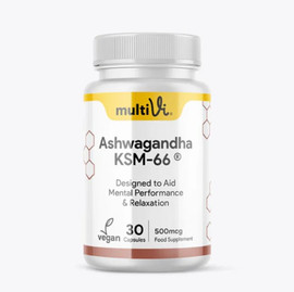 MultiVi Ashwagandha Supplement - 30 Capsules