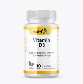 MultiVi Vitamin D3 4000IU - 30 Capsules
