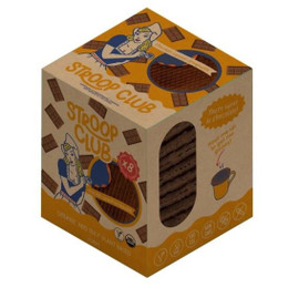 Stroop Club Plant Based Chocolate Caramel Stroopwafels 8 Pack - 264g
