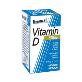 HealthAid Vitamin D 500iu - 60 Tablets