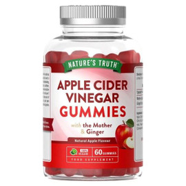 Nature's Truth Apple Cider Vinegar with The Mother & Ginger - 60 Gummies