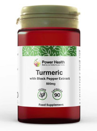 Power Health Turmeric 500mg & Black Pepper - 90 Capsules