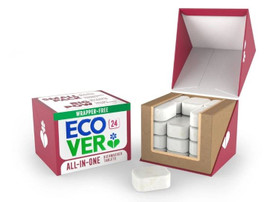 Ecover Dishwasher Tablets All In One Plastic Free - 24 Tablets