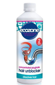 Ecozone Plughole Hair Unblocker - 250ml