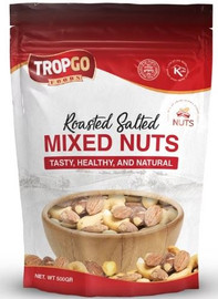Tropgo Foods Roasted Salted Mixed Nuts - 500g