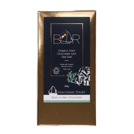 Salcombe Dairy Dark Seasalt Organic Chocolate Bar - 80g