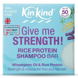 KinKind Give Me Strength Shampoo Bar with Rice Protein - 50g
