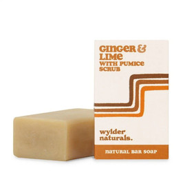 Wylder Naturals Ginger & Lime with Pumice Scrub Natural Soap - 120g