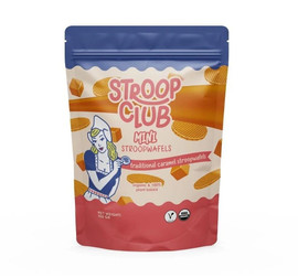 Stroop Club Plant Based Traditional Caramel Stroopwafel Mini's Pouch - 150g