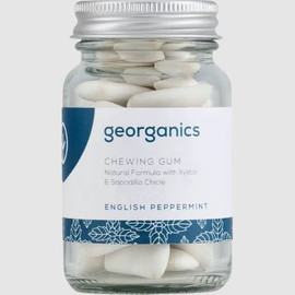 Georganics Chewing Gum English Peppermint - 30 Gums