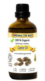 Organic The Best Castor Oil Organic Cold Pressed Undiluted - 100ml