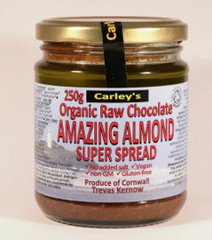 Carley's Org Raw Chocolate Amazing Almond Super Spread - 250g