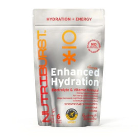 Nutriburst Enhanced Hydration + Energy Strawberry & Watermelon - 6 Sachets