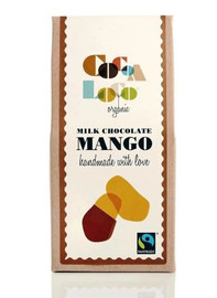 Cocoa Loco Organic Milk Chocolate Mango - 100g