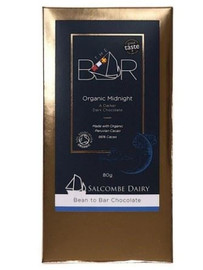 Salcombe Dairy Midnight Organic Chocolate Bar - 80g
