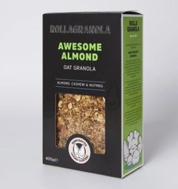Rollagranola Awesome Almond Granola Vegan No Added Sugar - 400g