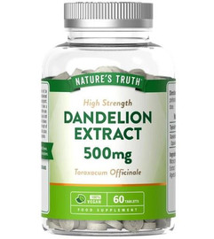 Nature's Truth Dandelion Extract 500mg - 60 Tablets
