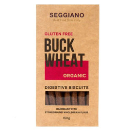 Seggiano Organic Buckwheat Digestive Biscuits - 150g