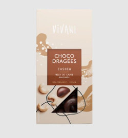 Vivani Choco Dragees Cashew - 75g