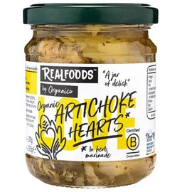 Realfoods by Organico Artichoke Hearts in Herb Marinade - 190g