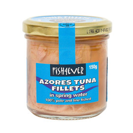 Fish4Ever Azores Tuna Fillets in Spring Water Jar - 150g