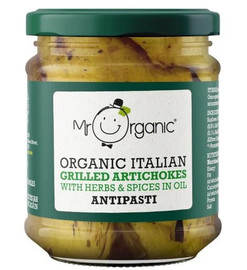 Mr Organic Grilled Artichoke Antipasti - 190g