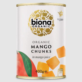 Biona Organic Mango Chunks in Mango Juice - 400g