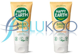 Happy Earth Soap-Free Shampoo for Baby & Kids - Pack of 2 (200ml each)